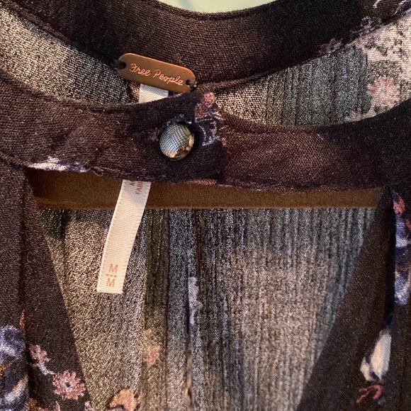 Free People mini dress/tunic size M - Picture 2 of 5